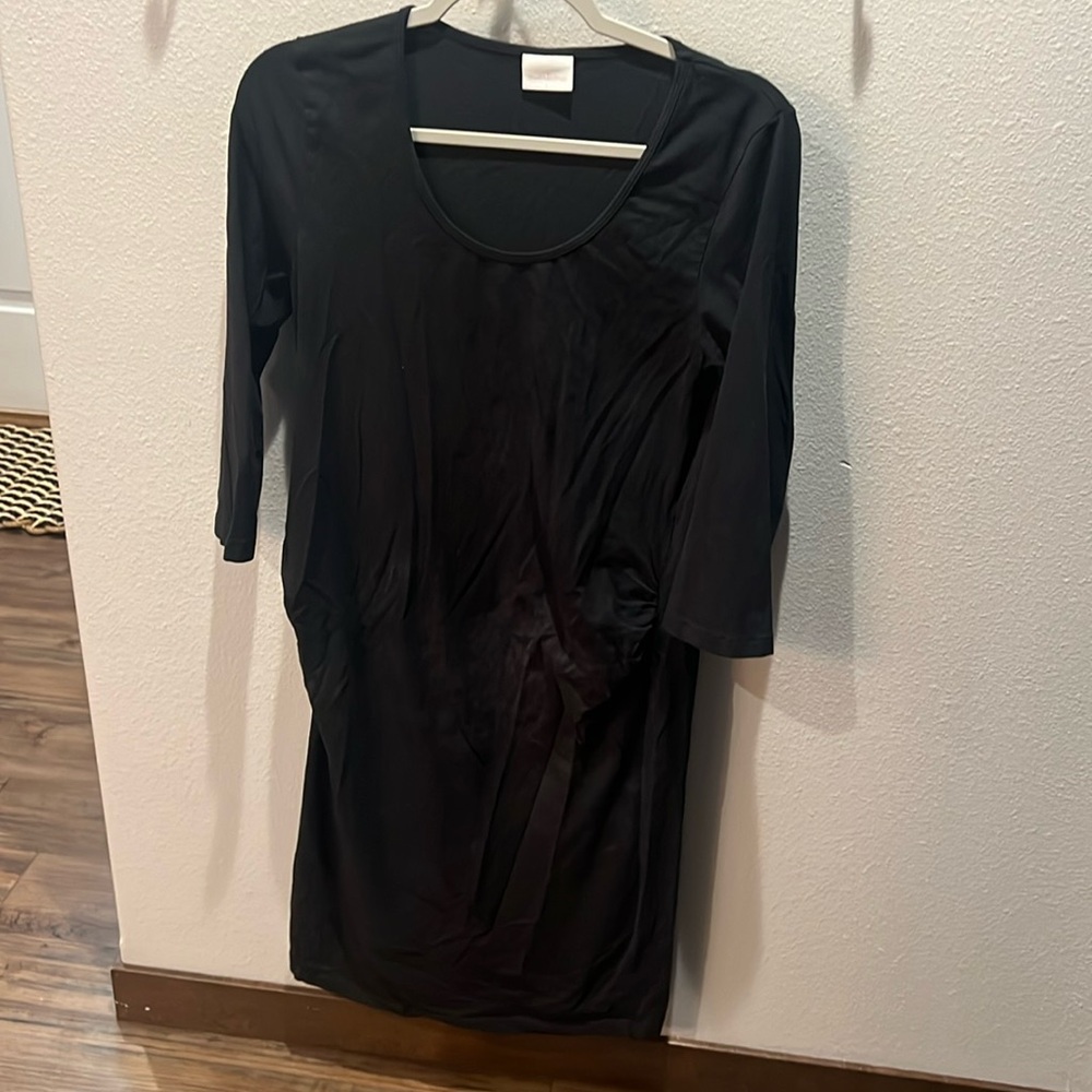 Maternity dress, worn